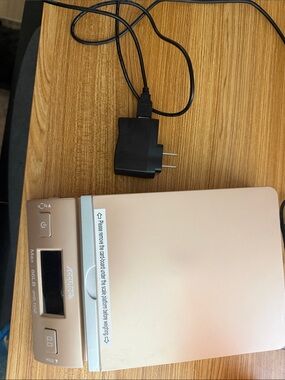 Rose Gold Digital Kitchen Scale for Home Office